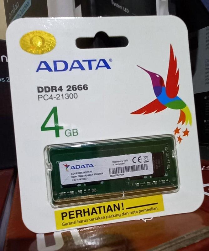 RAM Laptop DDR4 4GB 2666 - PC21300 Adata - 1
