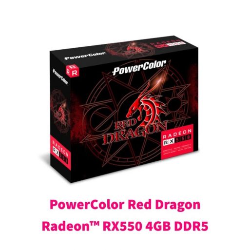 PowerColor Red Dragon Radeon™ RX550 4GB DDR5 - 2