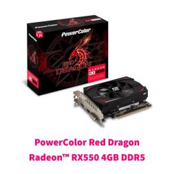 PowerColor Red Dragon Radeon™ RX550 4GB DDR5