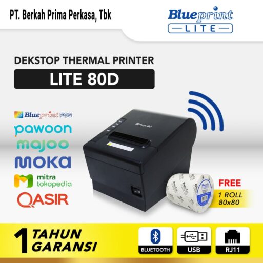 PRINTER KASIR BLUEPRINT DEKSTOP BLUETOOTH LITE 80D