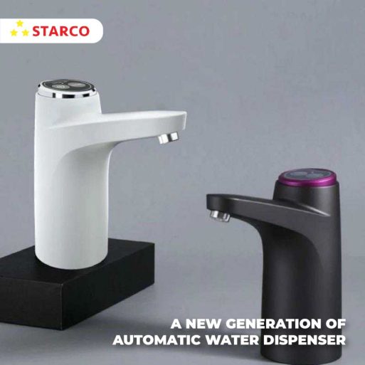 Starco Pompa Air Galon Elektrik Dispenser Rechargeable USB J3 - Hitam - 2