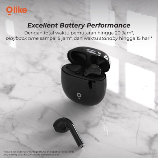 Olike Deep Bass True Wireless Earphone Bluetooth 5.3 TWS T101 - 3