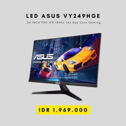 LED MONITOR ASUS VY249HGE 24 INCH FHD IPS 144Hz 1ms Eye Care Gaming