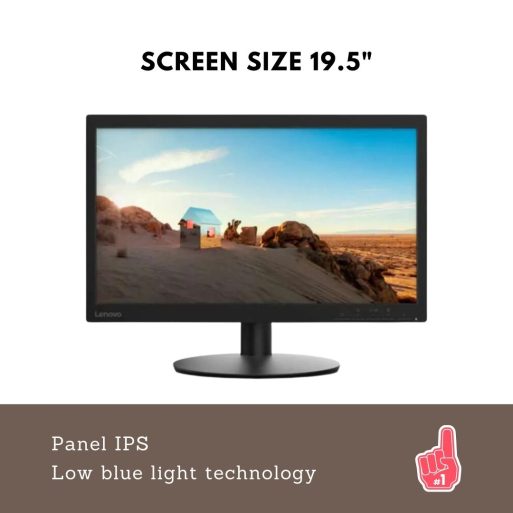 LED Monitor Lenovo 20 Inch - 3