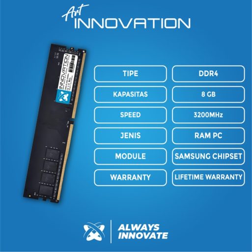 RAM Komputer DDR3 8GB PC12800 – INNOVATION CHIPSET ORI SAMSUNG 3