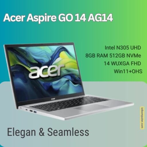 ACER ASPIRE GO 14 AG14 I3 N305 8CORE 8GB 512GB W11 OHS 14 WUXGA SLV -31P.34WS - 2