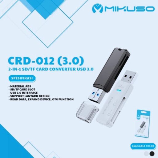 Card Reader OTG Mikuso 2-in-1 SD TF - CRD-012 USB 3.0 - 3