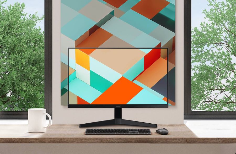 LED Monitor SAMSUNG LS24C310 24 Inch FLAT IPS 75Hz Frameless - Izikomputer Gombong