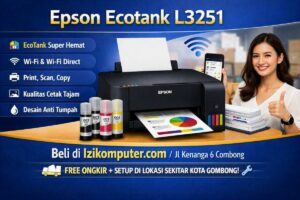 Printer Epson Ecotank L3251 - Izi Komputer Gombong
